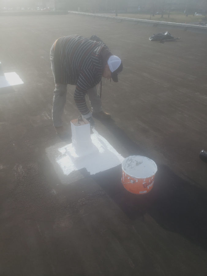Water Ponding Commercial Roofing Fix