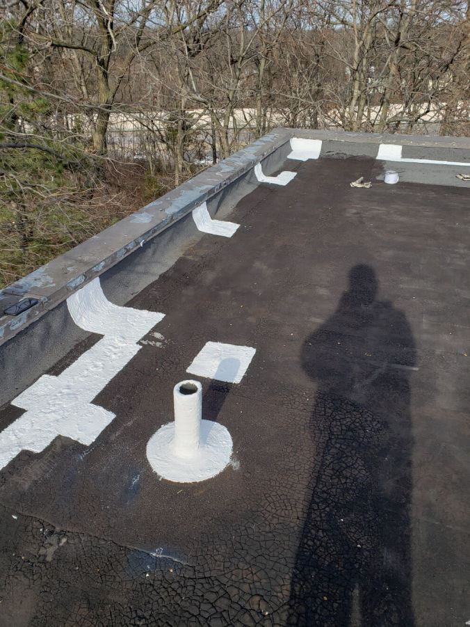 Water Ponding Commercial Roofing Fix